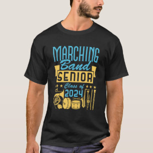 Marching Band Senior 2024 Musician Graduating Clas T-Shirt