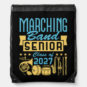 Marching Band Senior 2027 Drawstring Bag