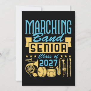Marching Band Senior 2027 Invitation