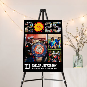 Marching Band Senior Class of 2025 Photo Collage Foam Board