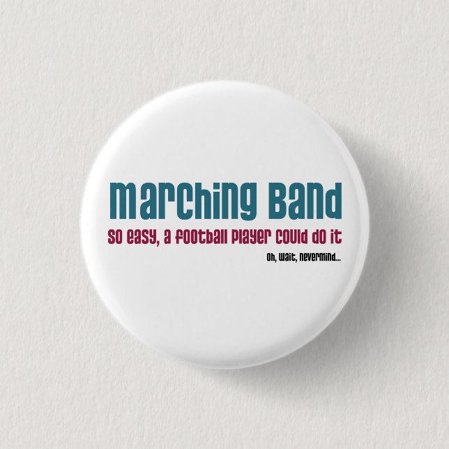 Marching Band. So Easy, Button (Front)