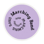 Marching Band Spiral Edible Frosting Rounds
