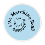 Marching Band Spiral Edible Frosting Rounds
