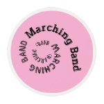 Marching Band Spiral Edible Frosting Rounds