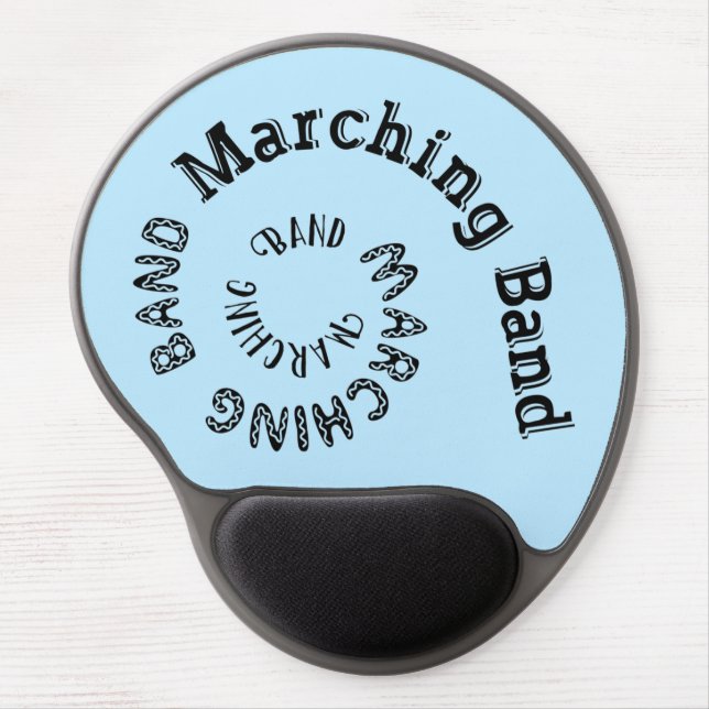 Marching Band Spiral Gel Mouse Pad (Front)