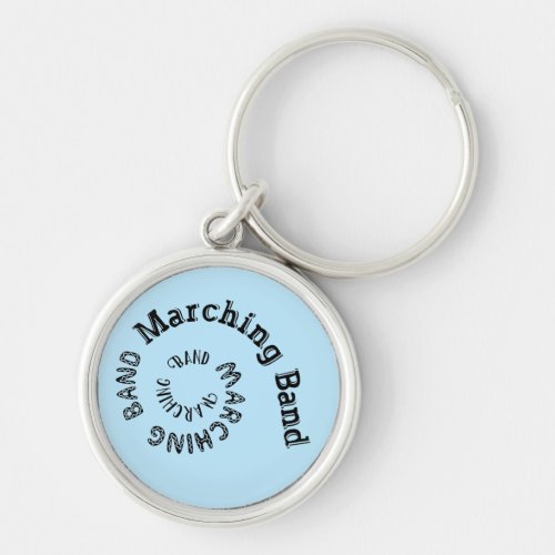 Marching Band Spiral Keychain