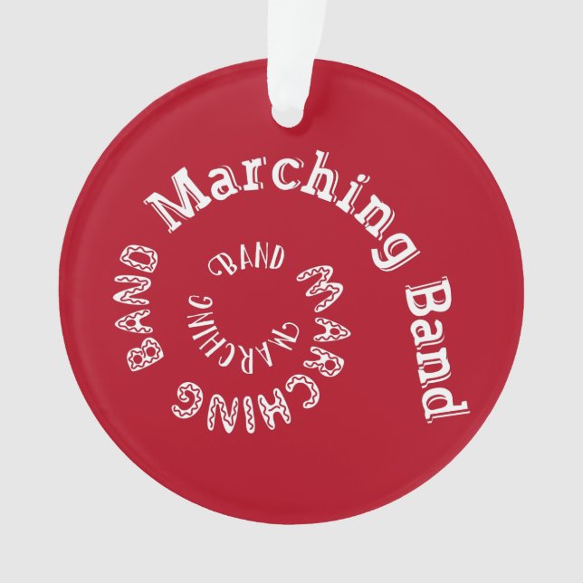 Marching Band Spiral Ornament (Front)
