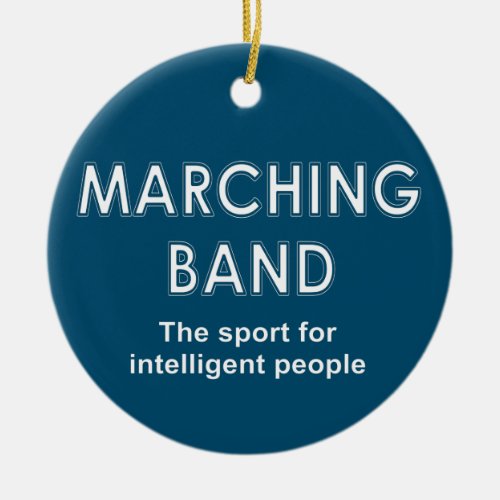 Marching Band Sport Ceramic Ornament