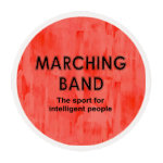 Marching Band Sport Edible Frosting Rounds 