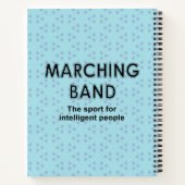 Marching Band Sport Notebook (Back)
