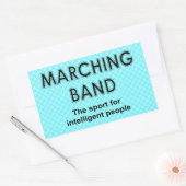 Marching Band Sport Rectangular Sticker (Envelope)