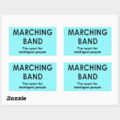 Marching Band Sport Rectangular Sticker (Sheet)