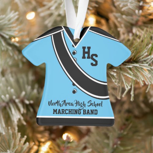 Marching Band Uniform with Photo Ornament