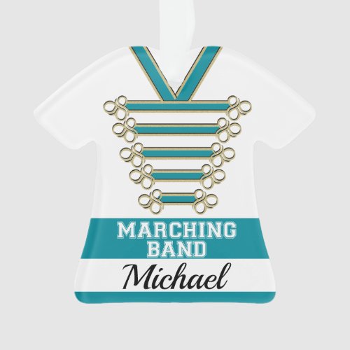Marching Band Uniform with Photo Ornament