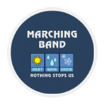 Marching Band Weather Edible Frosting Rounds