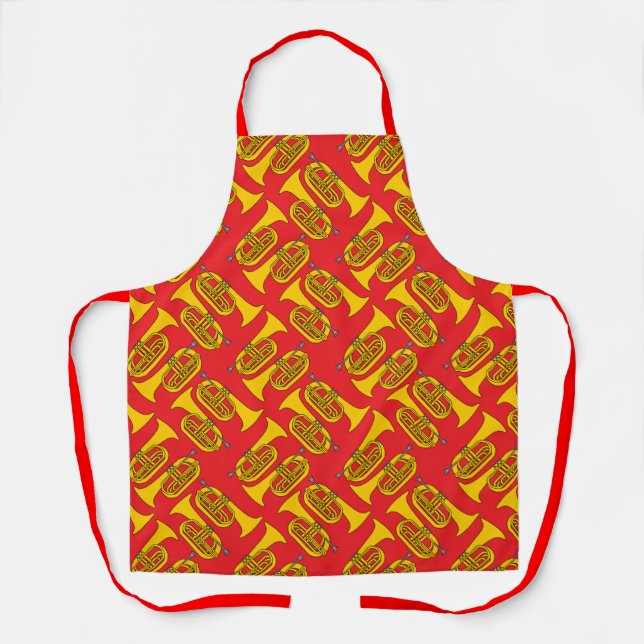 Marching Baritone Crosshatch Apron (Front)