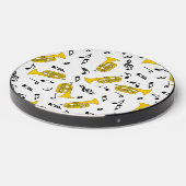 Marching Baritone Music Notes Treble Clefs Wireless Charger (Front 2)