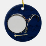 Marching Bass Drum - Pick Your Color Ceramic Ornament at Zazzle