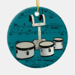 Marching Drums - Pick Your Color Ceramic Ornament at Zazzle