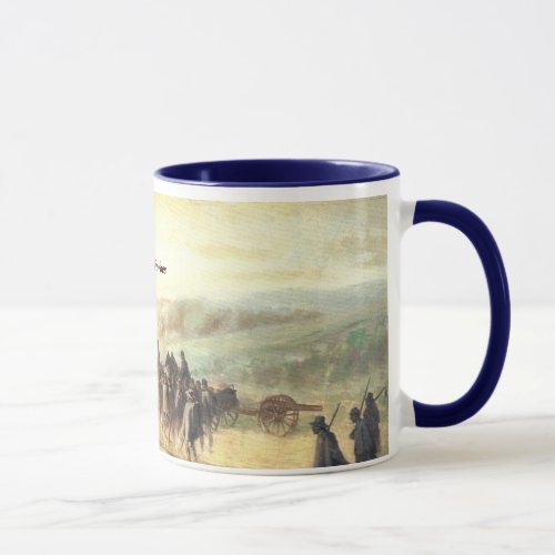 Marching in the Rain after Gettysburg Mug