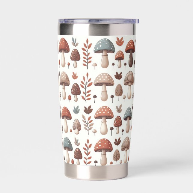 Marching Mushrooms Insulated Tumbler (Left)