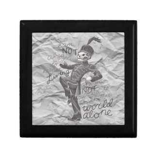 Marching Skeleton Keepsake Box