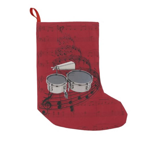 Marching Timbales with cowbell music stocking