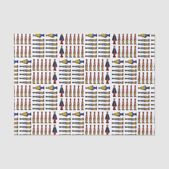 Marching Toy Soldier Christmas Army Tissue Paper (Front)