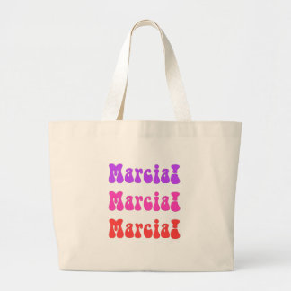 Marcia! Marcia! Marcia! Large Tote Bag