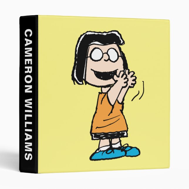 Marcie Clapping 3 Ring Binder (Front/Spine)