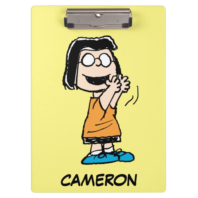 Marcie Clapping Clipboard (Front)