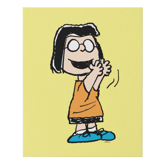 Marcie Clapping Faux Canvas Print (Front)