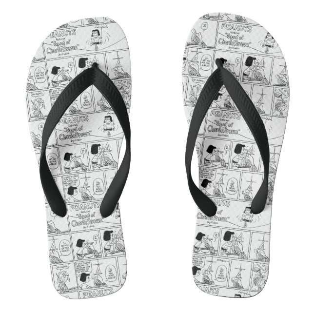 Marcie & Peppermint Patty In The Classroom Flip Flops (Footbed)