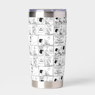 Marcie & Peppermint Patty In The Classroom Insulated Tumbler