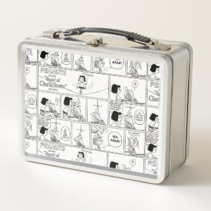 Marcie & Peppermint Patty In The Classroom Metal Lunch Box