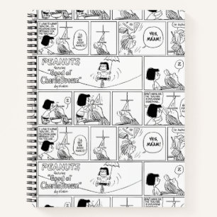 Marcie & Peppermint Patty In The Classroom Notebook