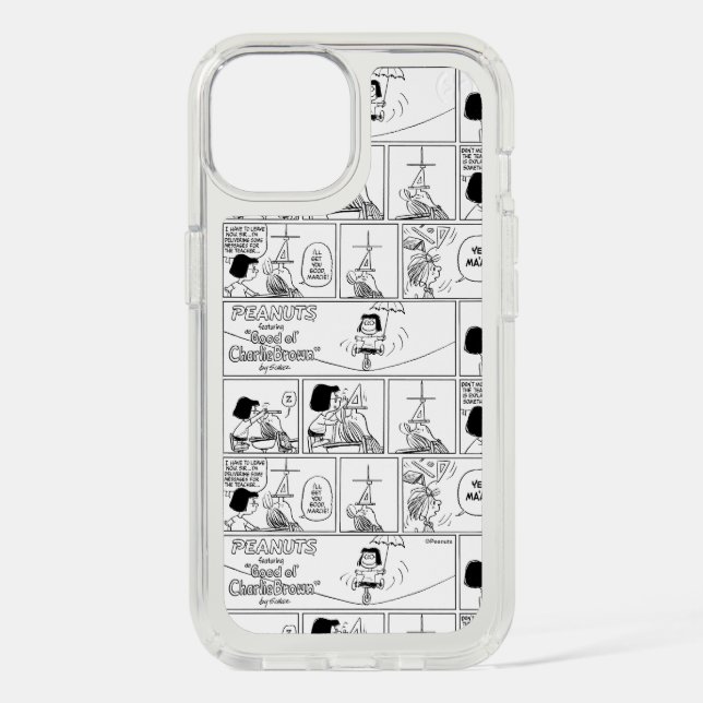 Marcie & Peppermint Patty In The Classroom Speck iPhone Case (Front)