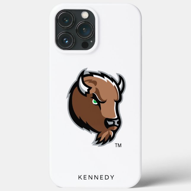 Marco Bison Head | Add Your Name Case-Mate iPhone Case (Back)