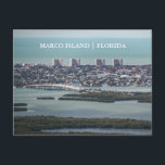 Marco Island Florida Arial View Postcard<br><div class="desc">Wish friends and family greetings from Florida with these travel postcards. They feature an aerial view of Marco Island photography by Victoria Grigaliunas. Use the template fields to add your custom text. Charming tourism postcards from Collier Beach County in the United States of America. Visit www.zazzle.com/collections/photography_by_victoria_grigaliunas_2b-119235472321333688 for where to buy...</div>