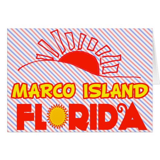 Marco Island, Florida Cards (Front Horizontal)