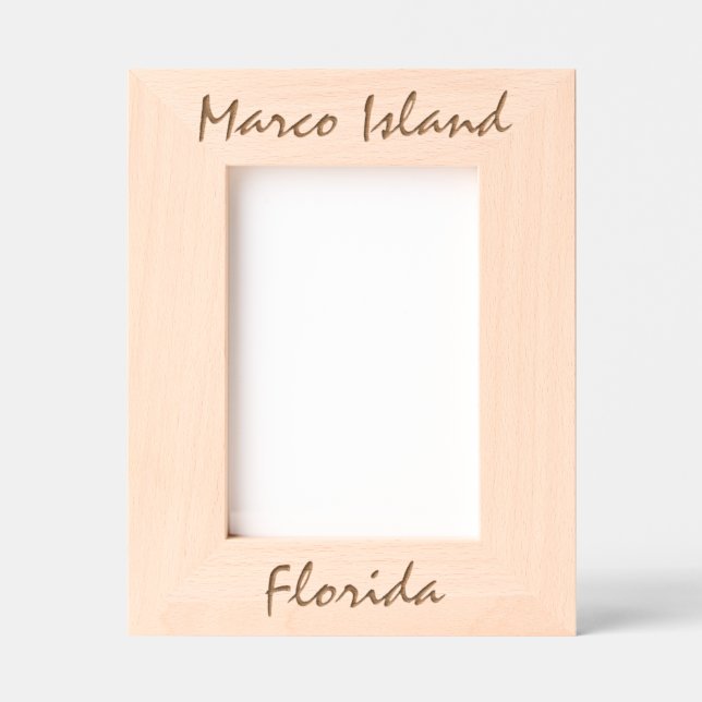 Marco Island, Florida Engraved Frames (Front)