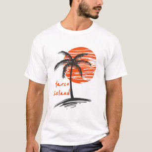 Marco Island Florida Palm Tree T-Shirt