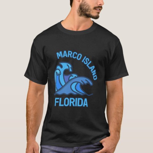 Marco Island Florida Pocket Wave T_Shirt
