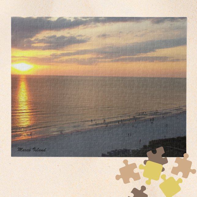 Marco Island Florida Sunset and Beach Jigsaw Puzzle (Creator Uploaded)
