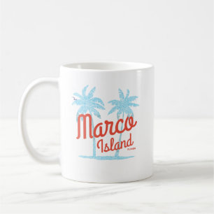 Marco Island Florida Vacation Vintage USA Coffee Mug