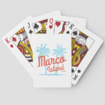 Marco Island Florida Vacation Vintage USA Poker Cards
