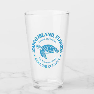 Marco Island (sea turtle) Glass