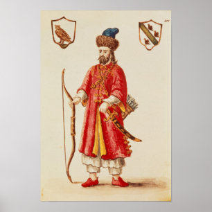 Marco Polo  dressed in Tartar costume Poster