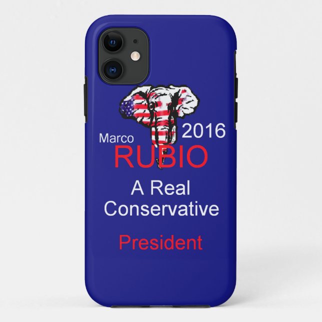 Marco RUBIO 2016 Case-Mate iPhone Case (Back)