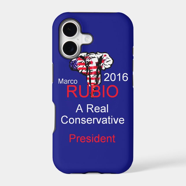 Marco RUBIO 2016 Iphone Case (Back)
